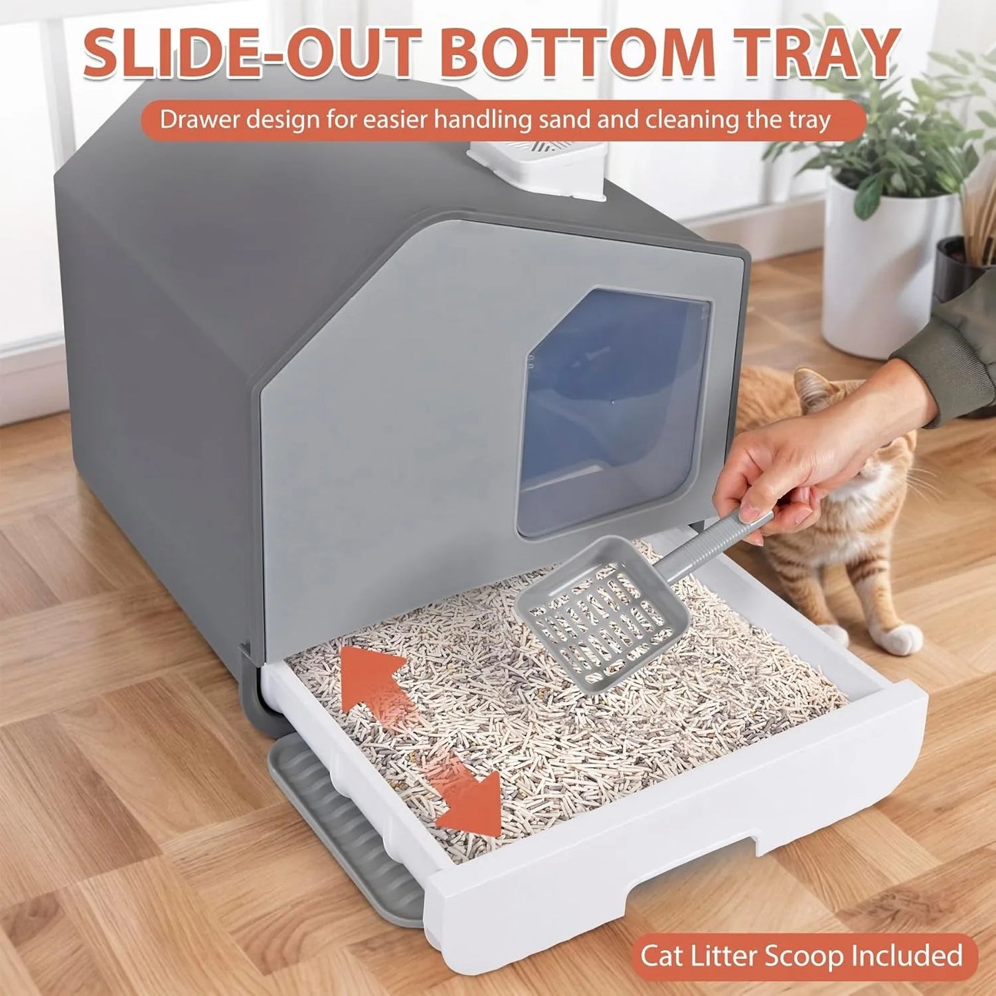 Hidden Haven XL Covered Cat Litter Box