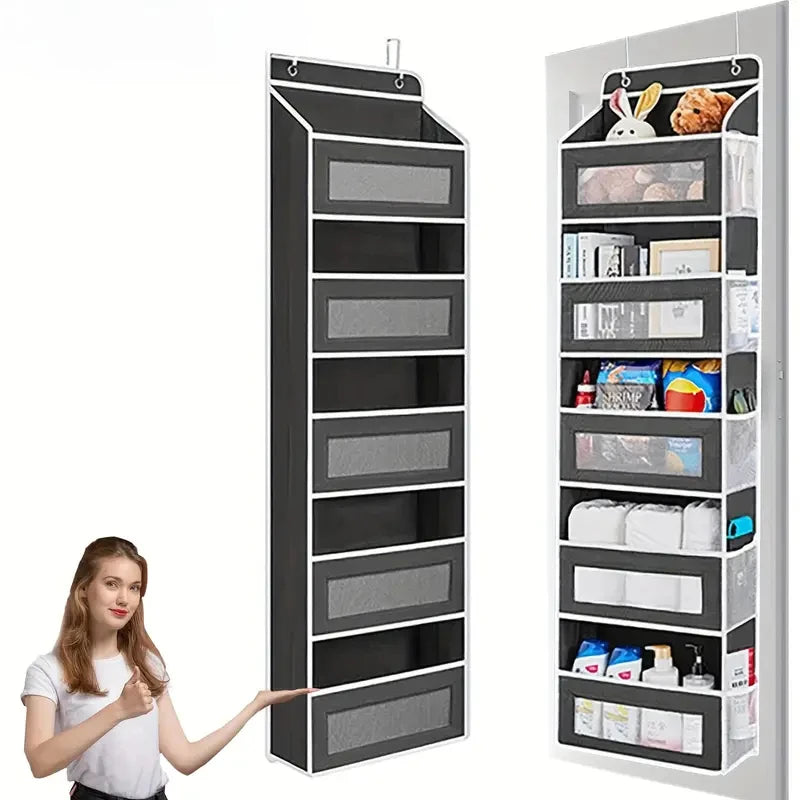 5-Tier Hanging Diaper Organizer With Pockets