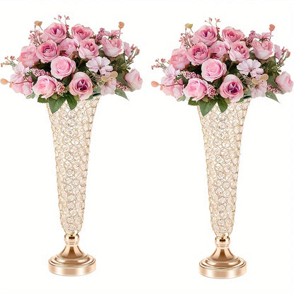 Elegant Tall Crystal Vases For Home Decor