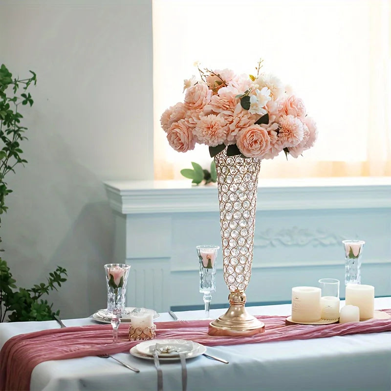 Elegant Tall Crystal Vases For Home Decor