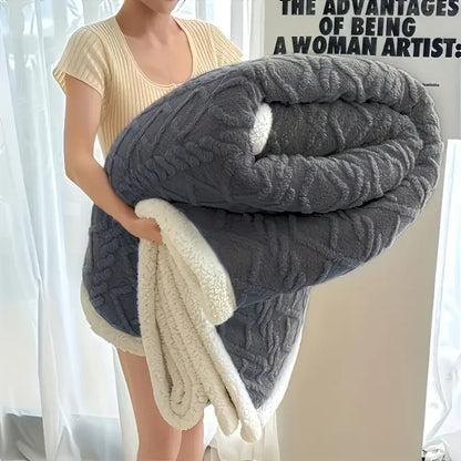 Jacquard Sherpa Weighted Blanket 10lb
