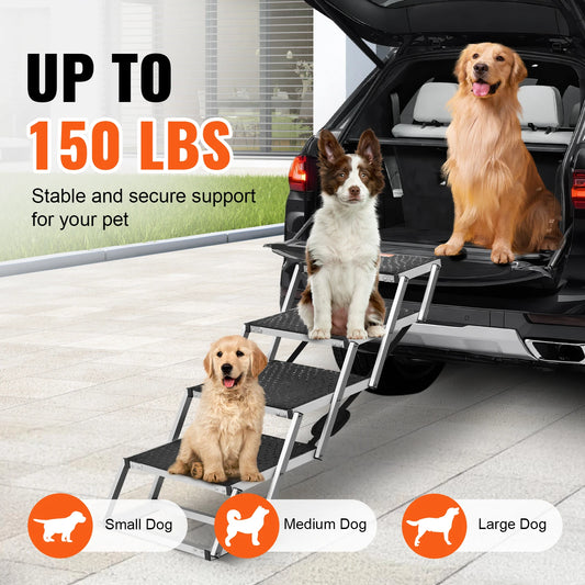 FoldAway Comfort Pet Steps for Trucks & SUVs