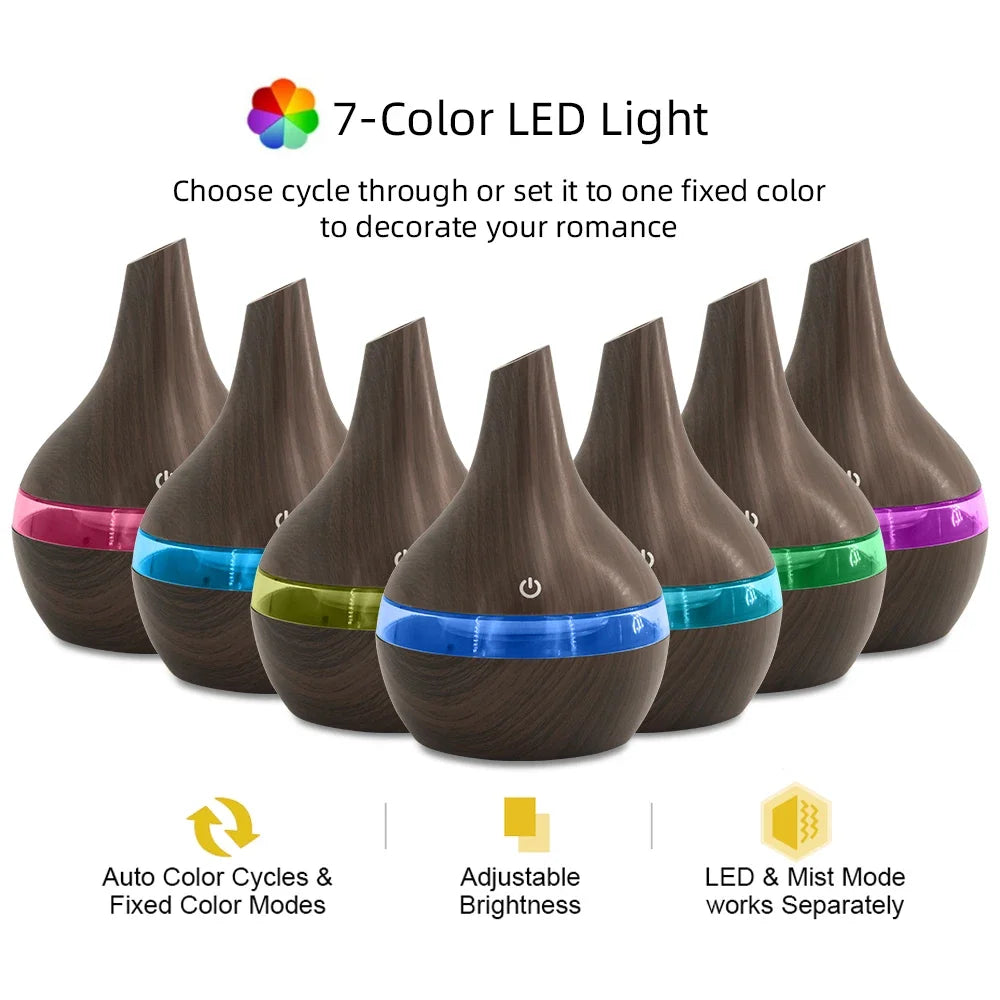 Ultrasonic Humidifier And Essential Oil Diffuser Combo