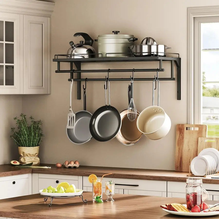 Wall Mounted Pot Rack