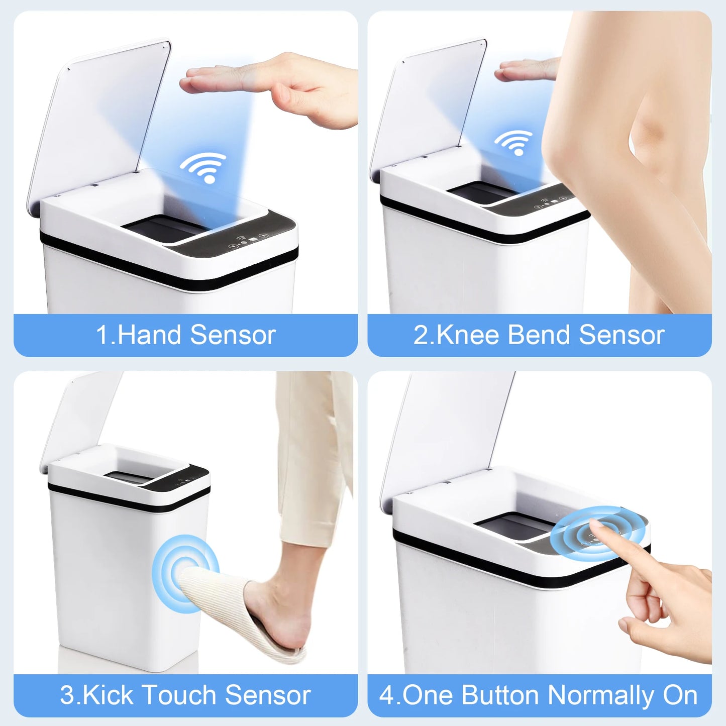 Automatic Touchless Slim Trash Can