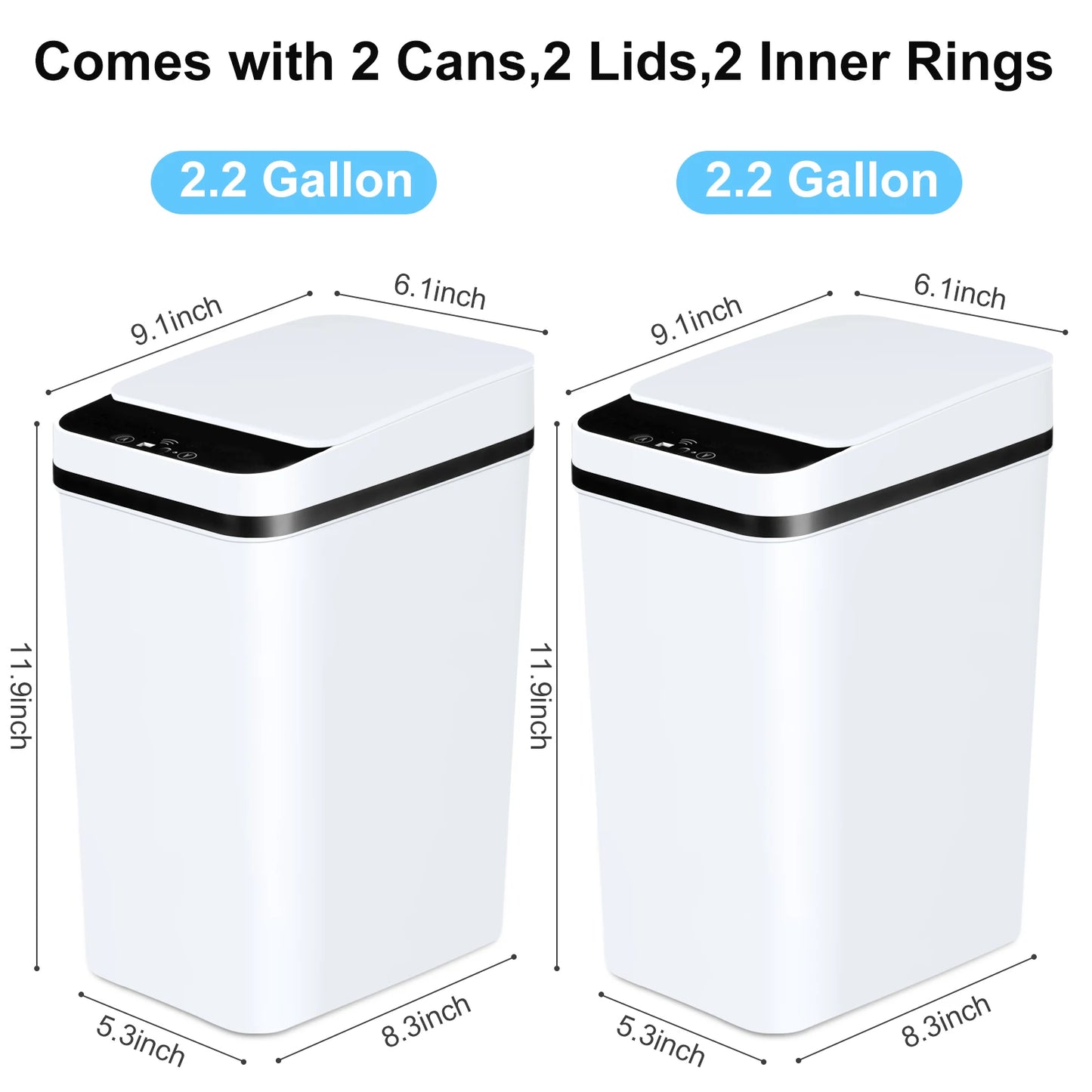 Automatic Touchless Slim Trash Can