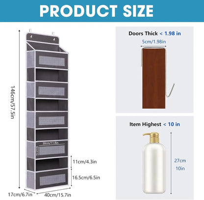 5-Tier Hanging Diaper Organizer With Pockets