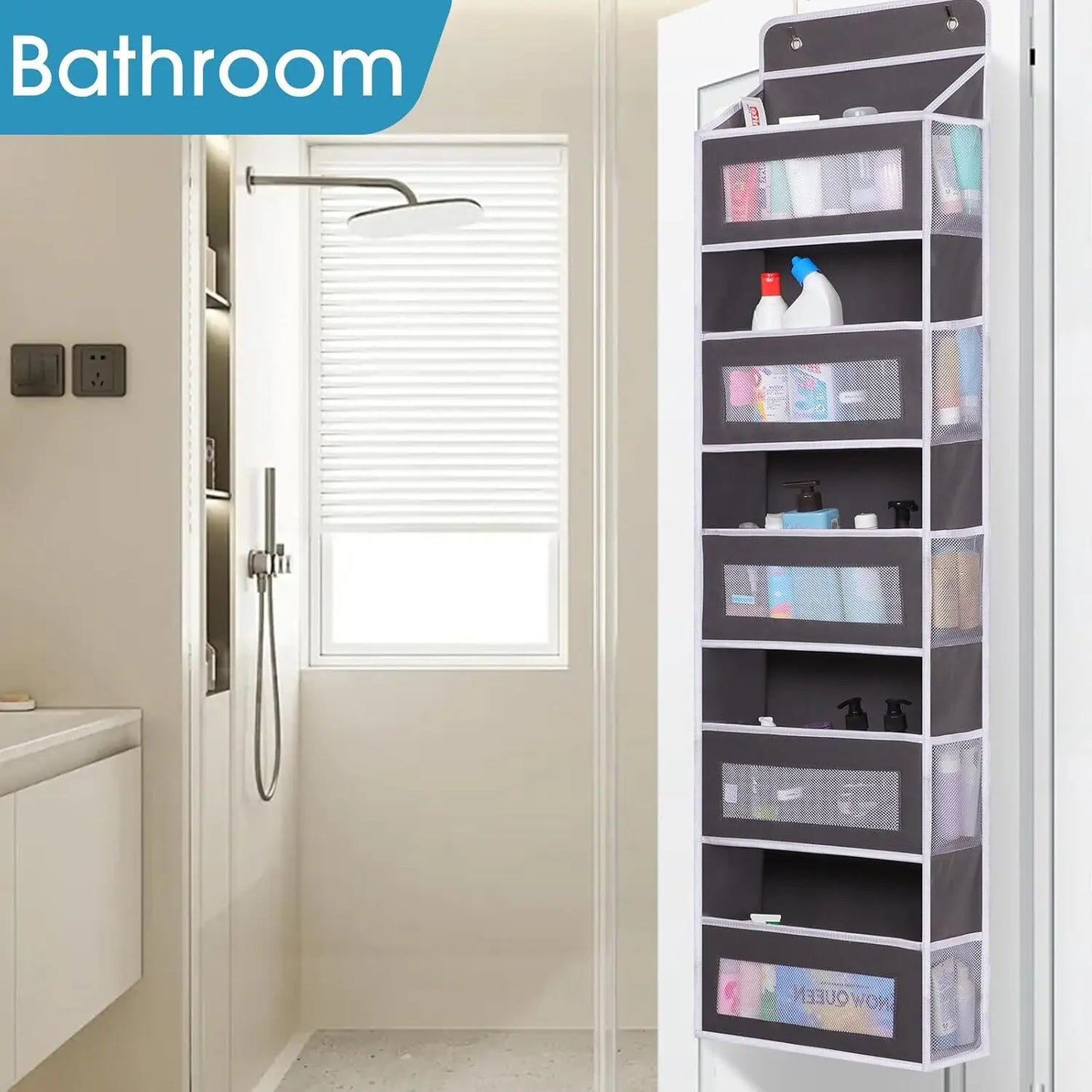 5-Tier Hanging Diaper Organizer With Pockets