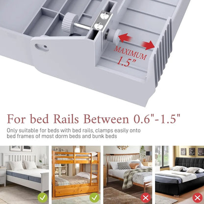 Foldable Bedside Nightstand Tray with Cup Holder