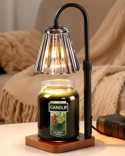 Adjustable Candle Warmer Lamp With Timer Dimmer