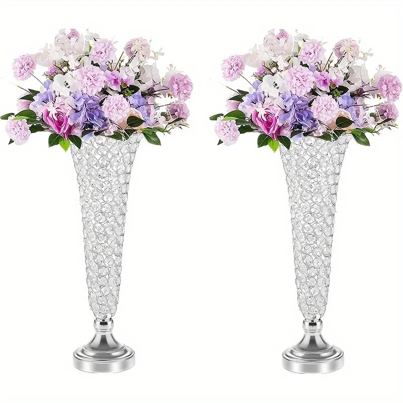 Elegant Tall Crystal Vases For Home Decor