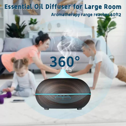 Ultrasonic Essential Oil Diffuser With Auto Shutoff