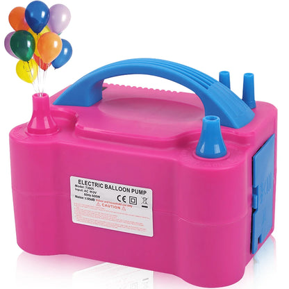 Electric Balloon Pump With Dual Nozzle