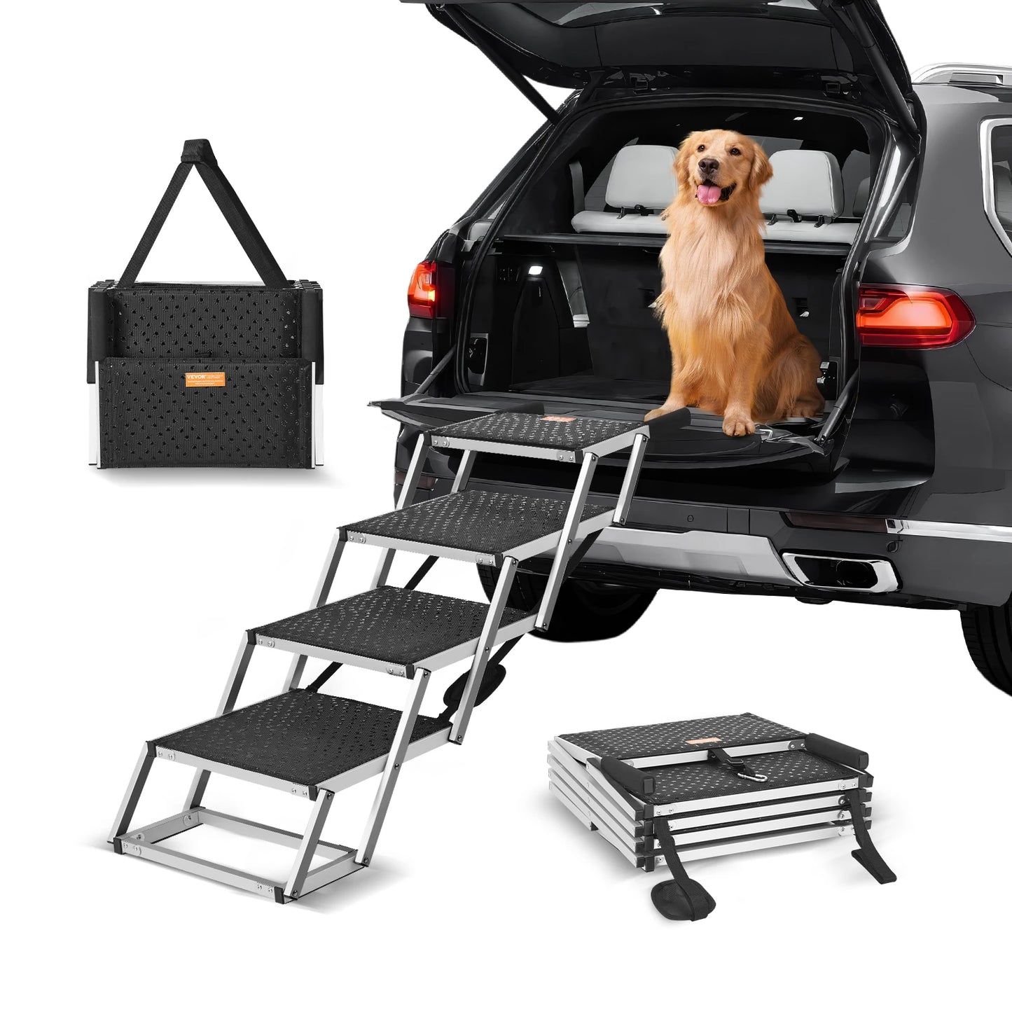 FoldAway Comfort Pet Steps for Trucks & SUVs